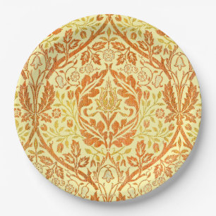 Assiettes En Carton Rameau d'or William Morris Art nouveau vintage