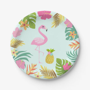 Assiettes En Carton Réception au bord de la piscine tropicale de