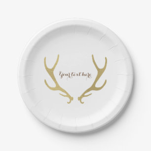 Assiettes En Carton Réception de mariage glamour aux bois rustiques do