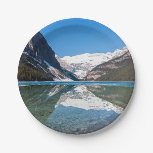 Assiettes En Carton Réflexion sur Lake Louise - Banff NP, Canada