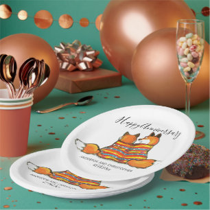 Assiettes En Carton Renard romantique renards renards renards personna