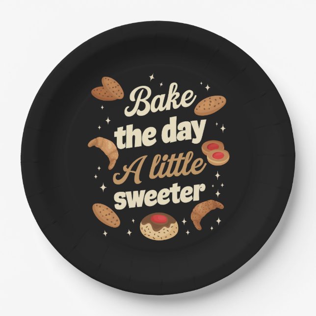 Assiettes En Carton Rendez la journée un peu plus douce (Devant)