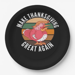 Assiettes En Carton Rendre à Thanksgiving sa grandeur Trumpkin - Hallo