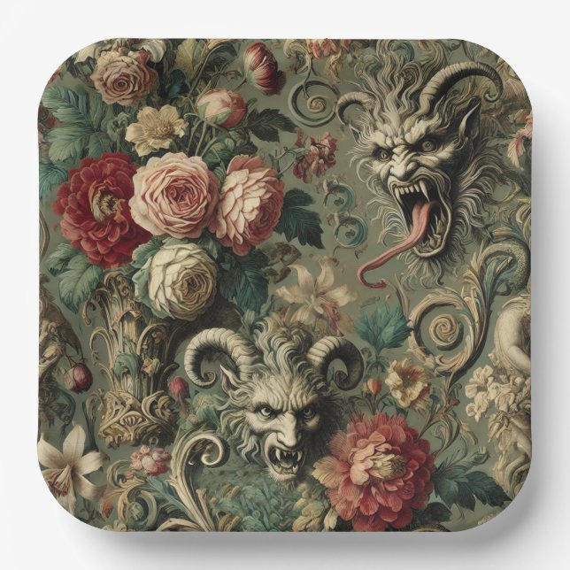 Assiettes En Carton 🩸 Renegade Harvest – Gothic Victorian (Recto)