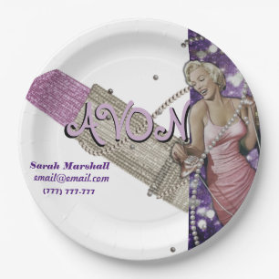 Assiettes En Carton Représentant d'Avon
