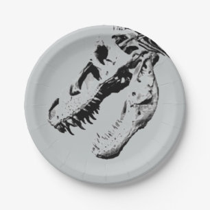 Assiettes En Carton Rex de Tyrannosaurus