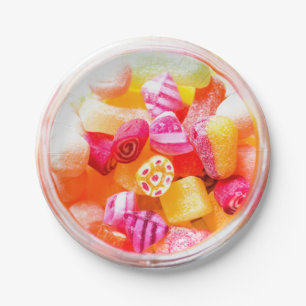 Assiettes En Carton Ribbon candy jar cute colorful sweets