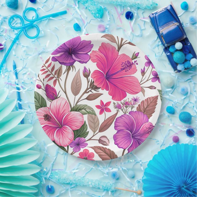 Assiettes En Carton Rideau de douche (Fête)