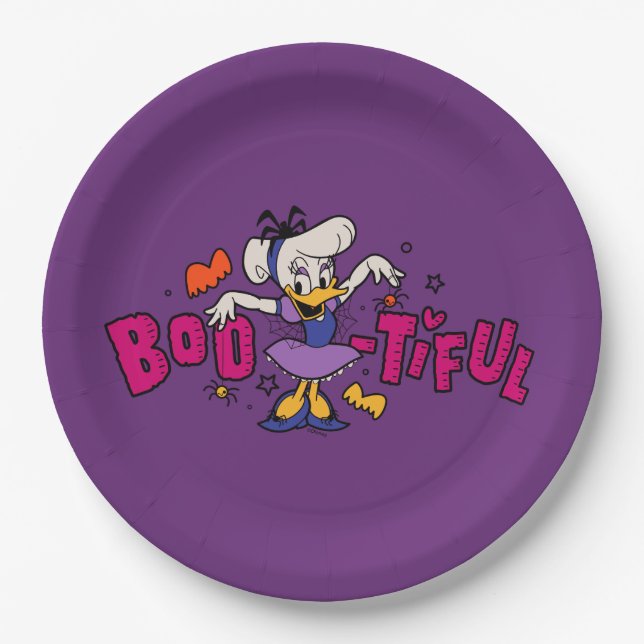Assiettes En Carton Robe Boo-tiful Daisy Canard Halloween (Devant)