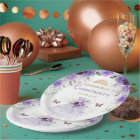 Robe de Quinceanera d'or pourpre Papillons d'anniv