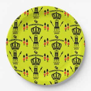 Assiettes En Carton Roi Charles III Coronation Street