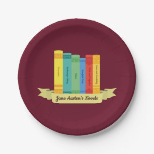 Assiettes En Carton Roman de Jane Austen III