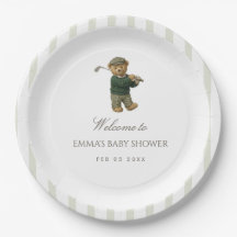 Ronde eddy Bear Golf Baby Shower Nouveau dans le C