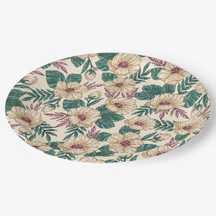 Assiettes En Carton Rose