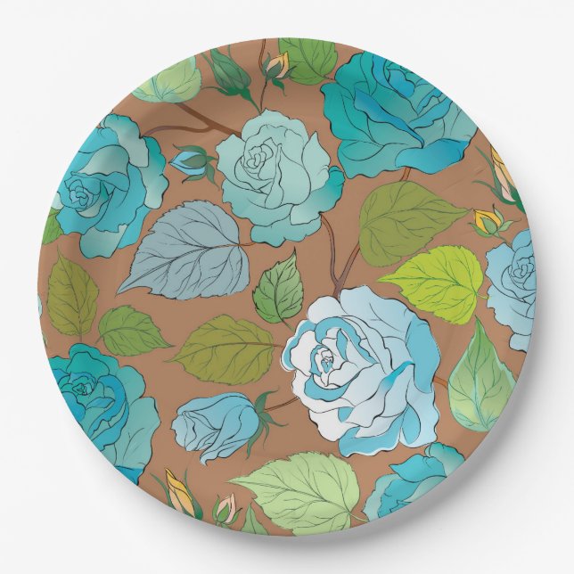 Assiettes En Carton Rose 25 (Devant)