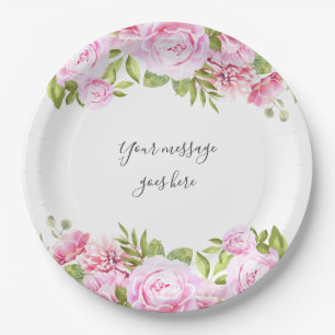 Assiettes En Carton Rose Garden Ajouter votre message