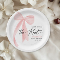 Rose Pâle Nœud Elle Attache le Nœud Réception de M