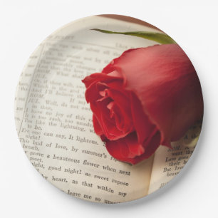 Assiettes En Carton Rose sur Shakespeare