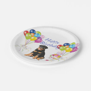 Assiettes En Carton Rottweiler