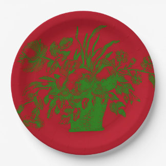 Assiettes En Carton Rouge