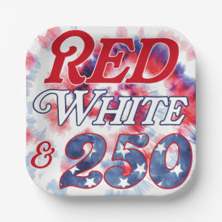 Assiettes En Carton Rouge Blanc & 250