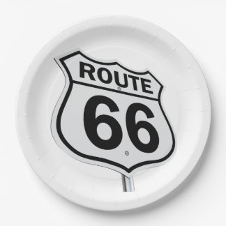 Assiettes En Carton Route 66 9 pouces