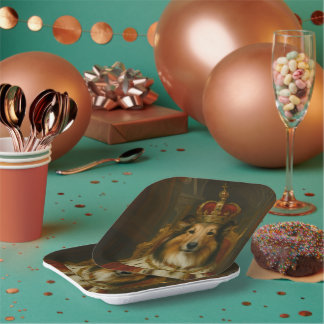 Assiettes En Carton Royal Sheltie