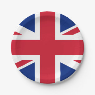 Assiettes En Carton Royaume-Uni (British Flag) (Union Jack) (Royaume-U