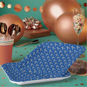 Assiettes En Carton Ruban standard gris par Kenneth Yoncich