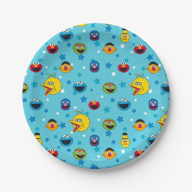 Assiettes En Carton Rue Sésame | Best Friends Star Motif (Devant)