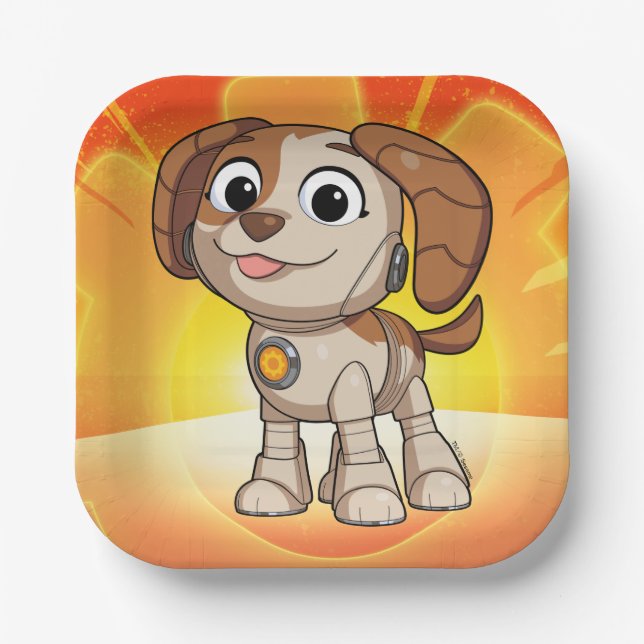 Assiettes En Carton Rue Sésame | Tango des constructeurs mécaniques (Recto)