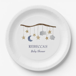 Assiettes En Carton Russe Baby shower nuit Sky Mobile