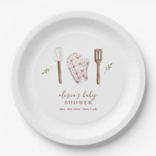 Assiettes En Carton Rustic Modern Chef Cuisine Stuff Baby shower