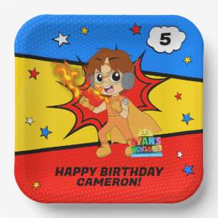 Assiettes En Carton Ryan's World Birthday