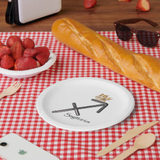 Assiettes En Carton Sagittarius Party Plate