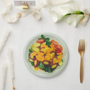 Assiettes En Carton Salade colorée Kale 4Gail
