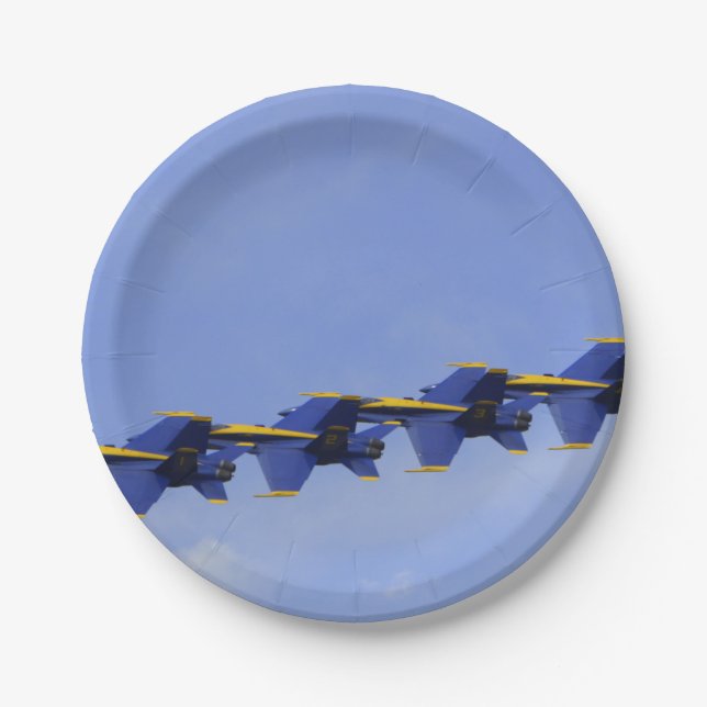 Assiettes En Carton Salon de l'aéronautique (Devant)