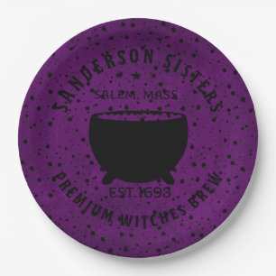Assiettes En Carton Sanderson Sisters Brewing Company