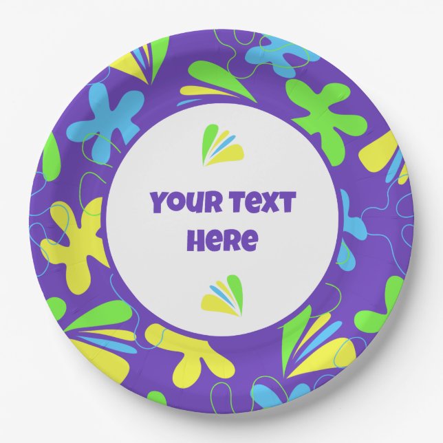 Assiettes En Carton Savia (Devant)