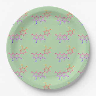 Assiettes En Carton Science Garden Party Plates de Molecule