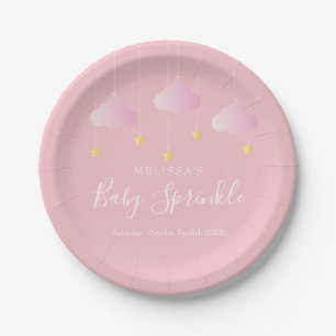 Assiettes En Carton Scintillez saupoudrez petite étoile baby shower ro