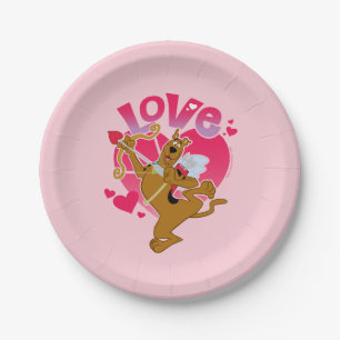 Assiettes En Carton Scooby-Doo Cupid - Amour