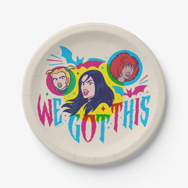 Assiettes En Carton Scooby-Doo | Hex Girls Nous Avons Ce (Devant)