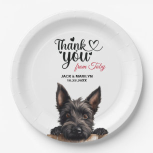 Assiettes En Carton Scottish Terrier