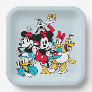 Assiettes En Carton Sensationnel 6 Un Groupe Classique Tourné