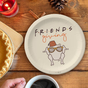 Assiettes En Carton Série télévisée Friends Fête de Friendsgiving