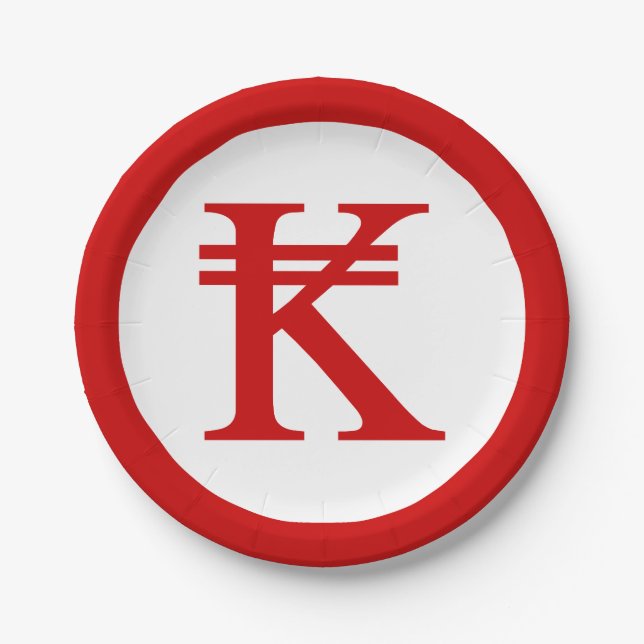 Assiettes En Carton SIGNE D'ARGENT Laos Kip Lao / Laotien (Devant)