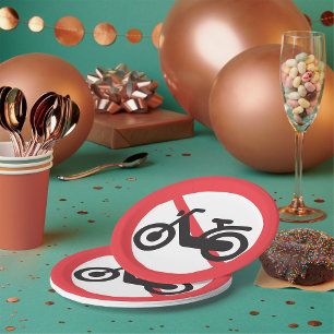 ASSIETTES EN CARTON SIGNE DE LA ROUTE AUTOBTO