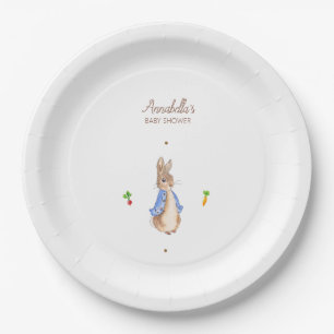 Assiettes En Carton Simple Pierre le lapin