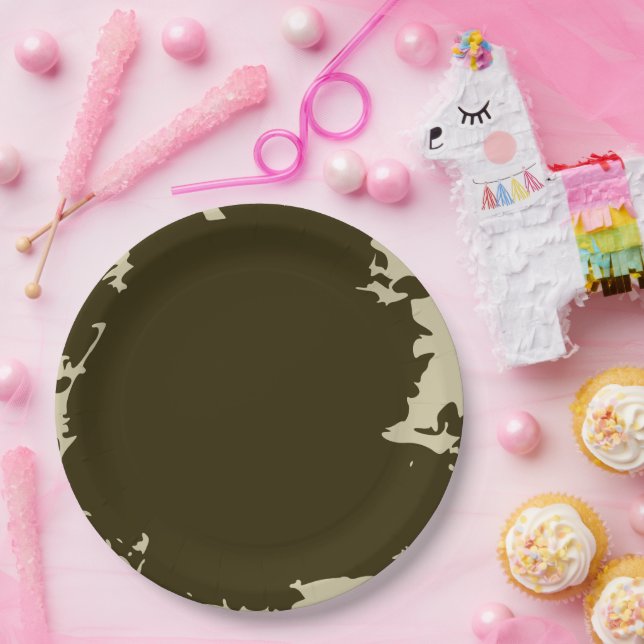 Assiettes En Carton Simplicité Organique (Fête)